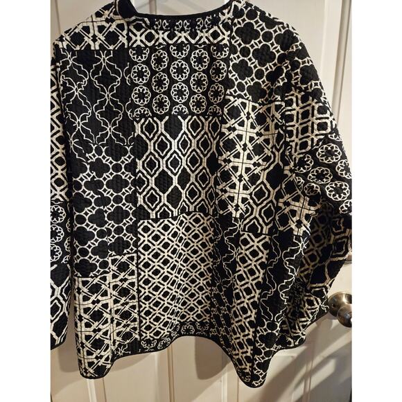 Catherines Woman Quilted Jacket Size 22/24 Reversable - Picture 2 of 3